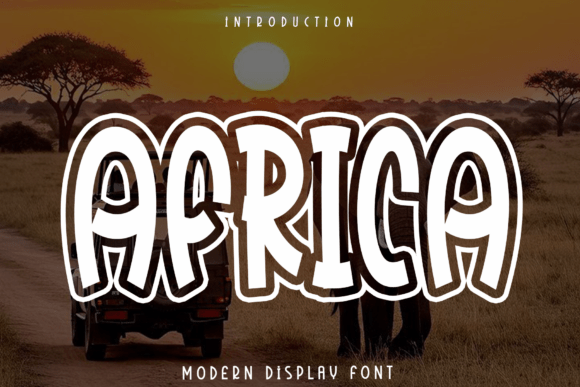 Africa Font: Editorial Script for Modern Layouts