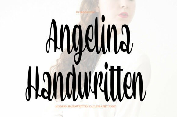 Angelina Handwritten Font for Editorial Design