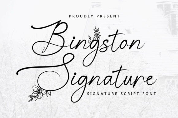 Bingston Signature Font: A Real Branding Test