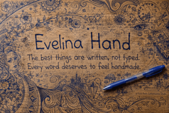 Evelina Hand Font: Adding Authentic Warmth to Brand Identity