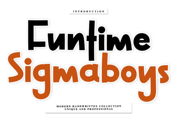 Funtime Sigmaboys Font for Editorial Design