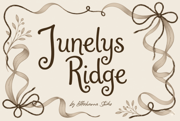 Junelys Ridge Font: Elevating Campaign Visuals