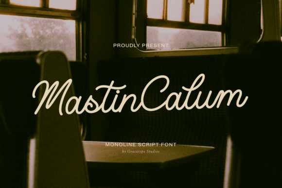 Mastin Calum Font: Elegant Script for Small Business Branding