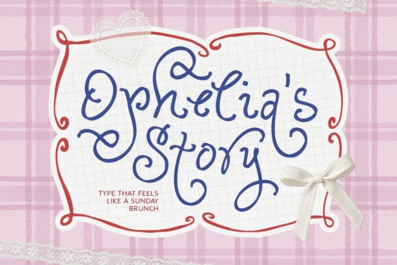 Ophelia Story Font: Adding Warmth to Brand Visuals