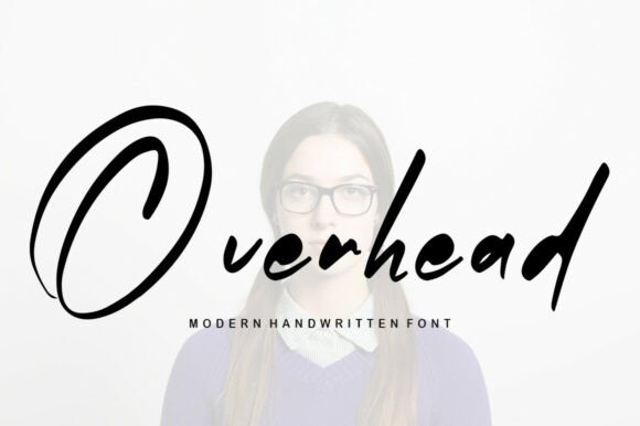 Overhead Font: Elegant Handwritten Script for Makers