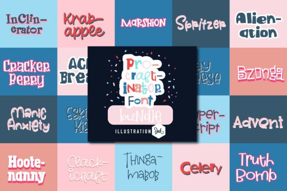 Pro-craft-inator Font: Whimsical Type for Editorial Design