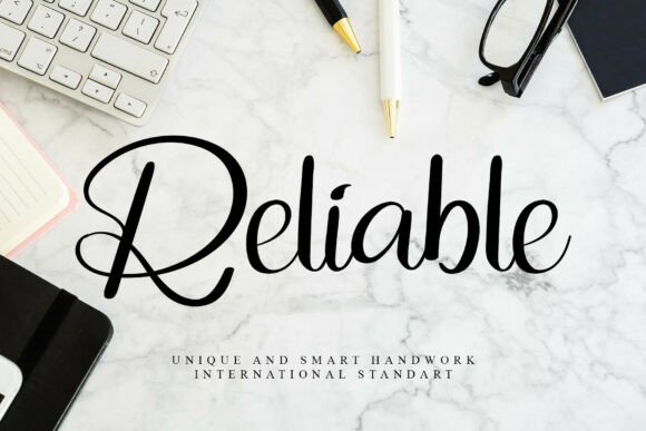 Reliable Font: Elevating Campaign Visuals with Trust