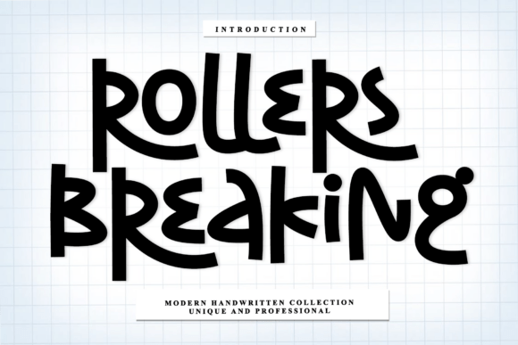 Rollers Breaking Font Review: Organic Script for Branding