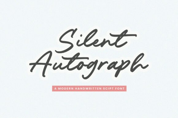 Silent Autograph Font: Elevate Small Business Branding