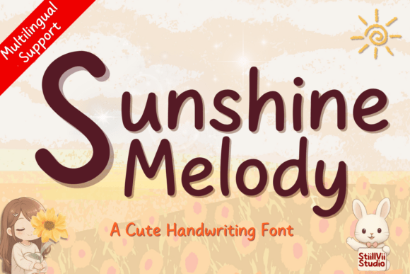 Sunshine Melody Font: Brightening Campaign Visuals