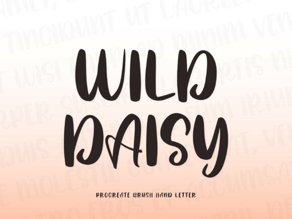 Wild Daisy Font: A Handwritten Typeface for Branding